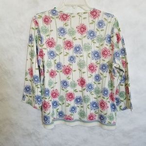 Appleseed's long sleeve Floral top